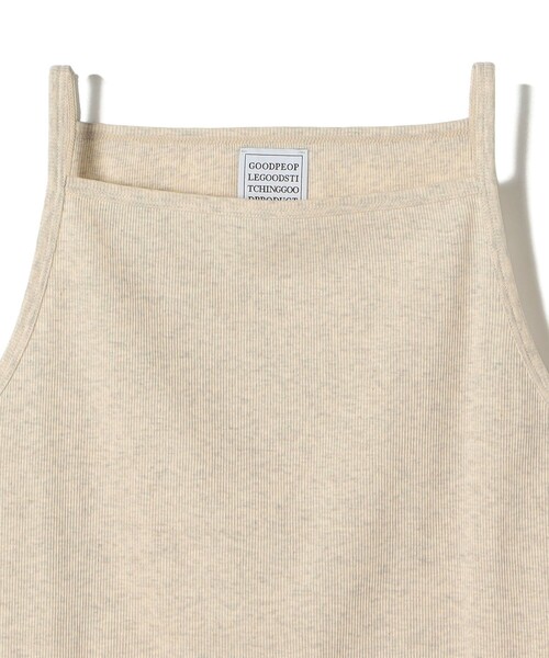 SHIPS(シップス)の「【SHIPS別注】GGG:〈手洗い可能〉スクエアネック リブ タンクトップ(キャミソール・レディース・レッド/ブラウン/ネイビー/ベージュ・ONE SIZE)」の14枚目の写真