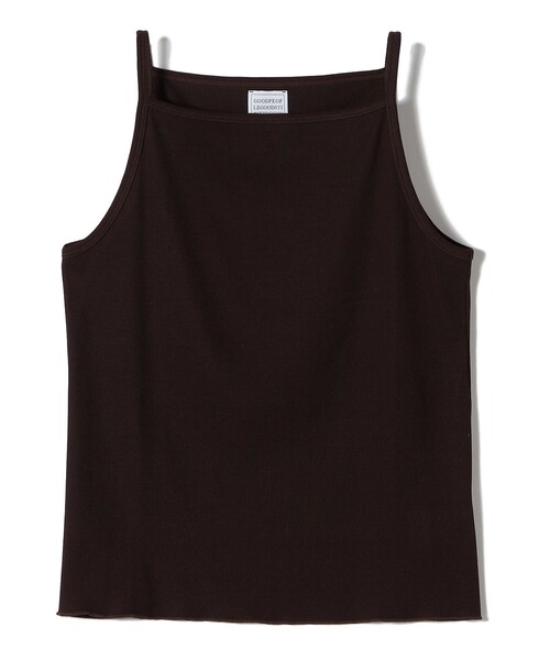 SHIPS(シップス)の「【SHIPS別注】GGG:〈手洗い可能〉スクエアネック リブ タンクトップ(キャミソール・レディース・レッド/ブラウン/ネイビー/ベージュ・ONE SIZE)」の18枚目の写真