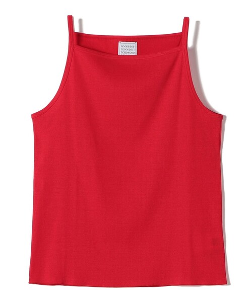 SHIPS(シップス)の「【SHIPS別注】GGG:〈手洗い可能〉スクエアネック リブ タンクトップ(キャミソール・レディース・レッド/ブラウン/ネイビー/ベージュ・ONE SIZE)」の20枚目の写真