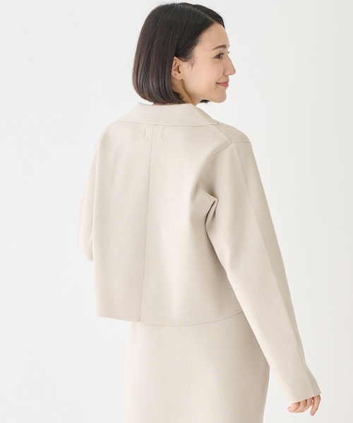 petit main LIEN（プティマインリアン）の「【フォーマル】ニットジャケットワンピースセット（ワンピース・レディース・ネイビー/ライトベージュ・F）」の21枚目の写真