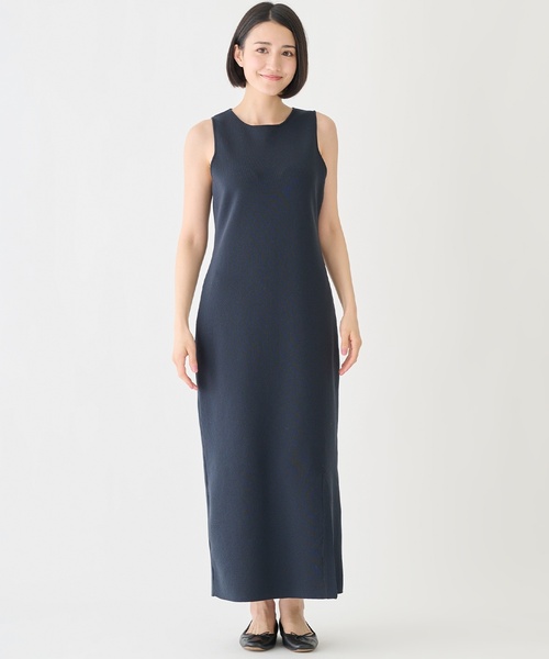 petit main LIEN（プティマインリアン）の「【フォーマル】ニットジャケットワンピースセット（ワンピース・レディース・ネイビー/ライトベージュ・F）」の16枚目の写真