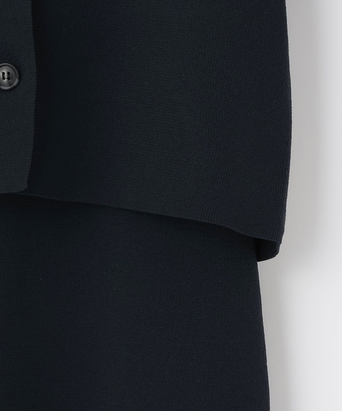petit main LIEN（プティマインリアン）の「【フォーマル】ニットジャケットワンピースセット（ワンピース・レディース・ネイビー/ライトベージュ・F）」の8枚目の写真