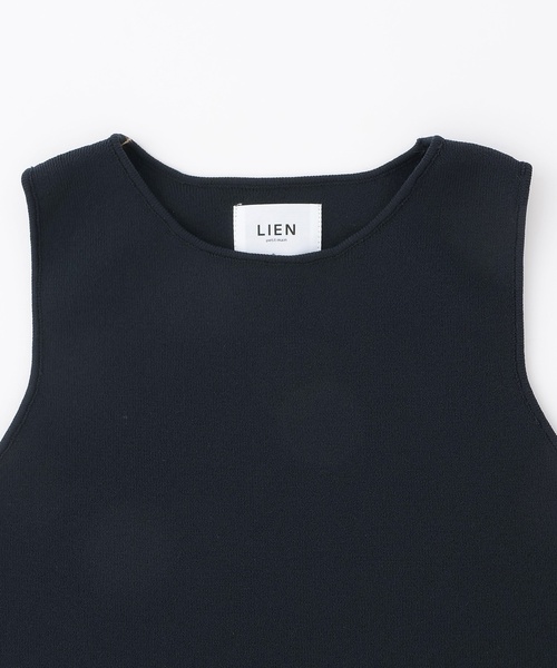 petit main LIEN（プティマインリアン）の「【フォーマル】ニットジャケットワンピースセット（ワンピース・レディース・ネイビー/ライトベージュ・F）」の6枚目の写真