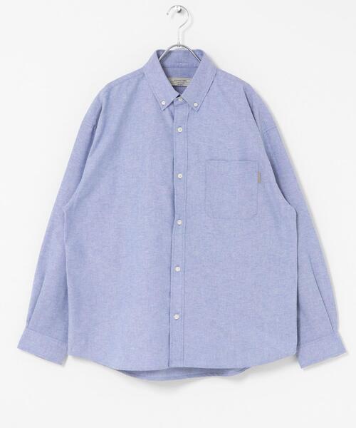URBAN RESEARCH Sonny Label（アーバンリサーチサニーレーベル）の「抗菌オックスボタンダウンオーバーシャツ（シャツ/ブラウス・メンズ・オフホワイト/ブルー/ホワイト系その他・MEDIUM/LARGE/X-LARGE）」の13枚目の写真