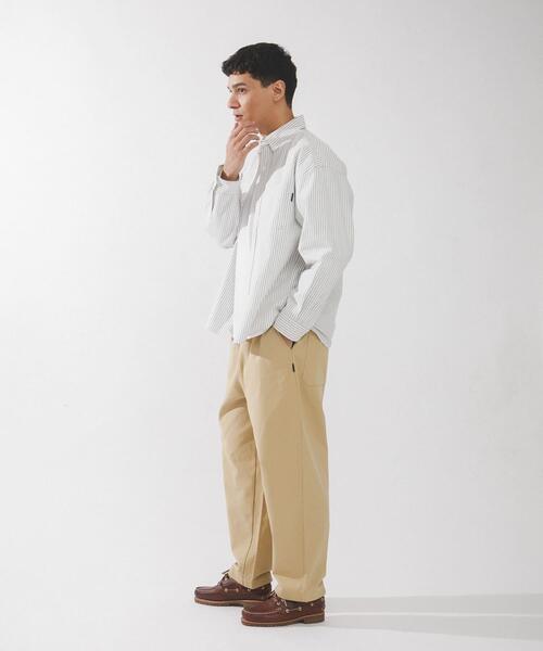 URBAN RESEARCH Sonny Label（アーバンリサーチサニーレーベル）の「抗菌オックスボタンダウンオーバーシャツ（シャツ/ブラウス・メンズ・オフホワイト/ブルー/ホワイト系その他・MEDIUM/LARGE/X-LARGE）」の20枚目の写真