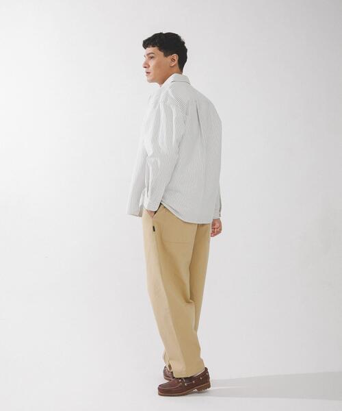 URBAN RESEARCH Sonny Label（アーバンリサーチサニーレーベル）の「抗菌オックスボタンダウンオーバーシャツ（シャツ/ブラウス・メンズ・オフホワイト/ブルー/ホワイト系その他・MEDIUM/LARGE/X-LARGE）」の21枚目の写真