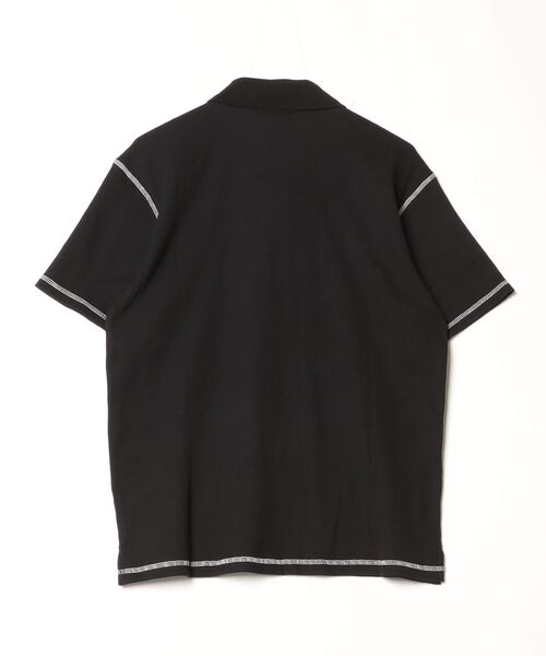 HUF（ハフ）の「【C-HUF3】【HUF/ハフ】WAFFLE KNIT CONTRAST POLO TOP KN00539（ポロシャツ・メンズ・ブラック・SMALL/XX-LARGE）」の11枚目の写真