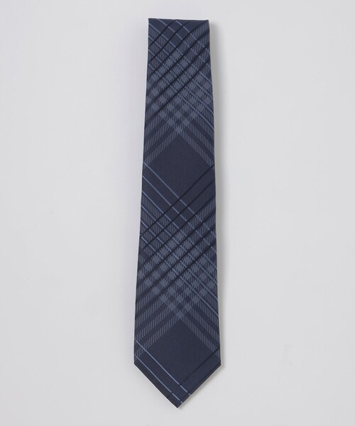 BLACK LABEL CRESTBRIDGE（ブラックレーベル・クレストブリッジ）の「トーナルシャドーチェックタイ（ネクタイ・メンズ・ネイビー/ブルー/レッド系その他3・FREE）」の2枚目の写真