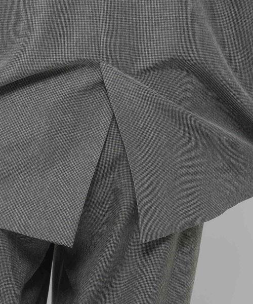 niko and...(ニコアンド)の「2WAY衿レースビッグジャケット(テーラードジャケット・レディース・ダークブラウン/グレー/チャコール・FREE)」の18枚目の写真