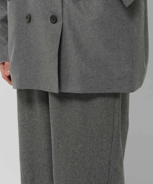 niko and...(ニコアンド)の「2WAY衿レースビッグジャケット(テーラードジャケット・レディース・ダークブラウン/グレー/チャコール・FREE)」の15枚目の写真