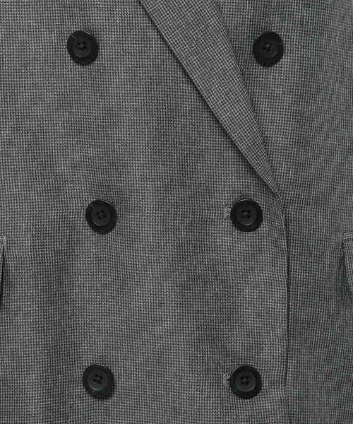 niko and...(ニコアンド)の「2WAY衿レースビッグジャケット(テーラードジャケット・レディース・ダークブラウン/グレー/チャコール・FREE)」の19枚目の写真