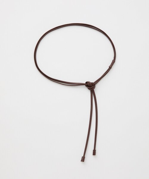 RIVE DROITE(リヴドロワ)の「【ウエストのアクセントに】レザーコードベルト(ベルト・レディース・ブラック/ブラウン・FREE)」の8枚目の写真