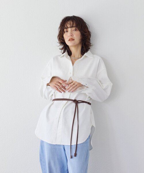 RIVE DROITE(リヴドロワ)の「【ウエストのアクセントに】レザーコードベルト(ベルト・レディース・ブラック/ブラウン・FREE)」の11枚目の写真