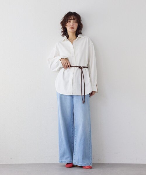 RIVE DROITE(リヴドロワ)の「【ウエストのアクセントに】レザーコードベルト(ベルト・レディース・ブラック/ブラウン・FREE)」の13枚目の写真