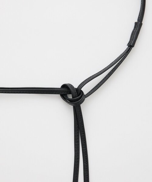 RIVE DROITE(リヴドロワ)の「【ウエストのアクセントに】レザーコードベルト(ベルト・レディース・ブラック/ブラウン・FREE)」の15枚目の写真