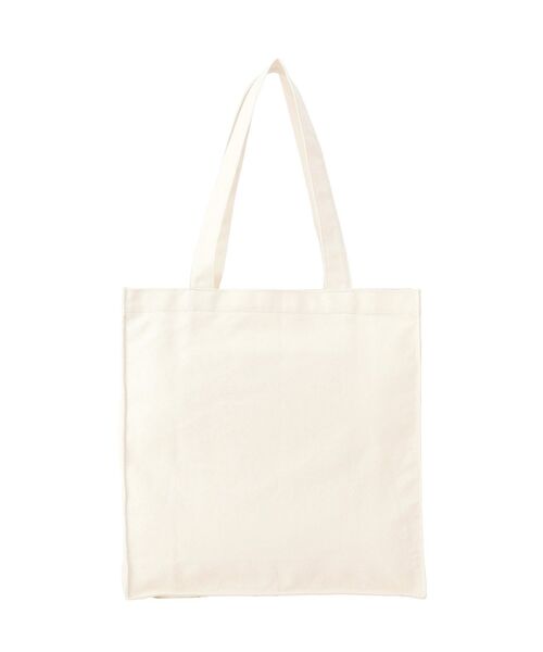 Maison de FLEUR(メゾンドフルール)の「ブランドロゴ刺繍スクエアトートバッグ(トートバッグ・レディース・ブラック/アイボリー・FREE)」の7枚目の写真