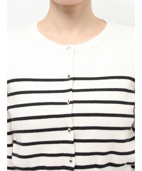 RESEXXY（リゼクシー）の「クルーネックニットカーディガン（カーディガン/ボレロ・レディース・ブラック/アイボリー/ライトグレー/レッド/ピンク・FREE）」の11枚目の写真