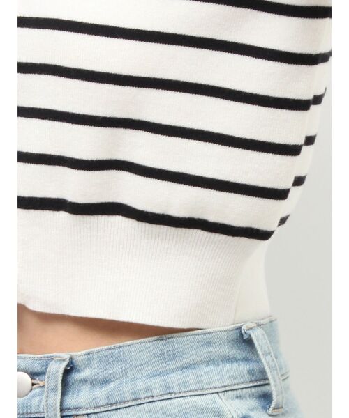 RESEXXY（リゼクシー）の「クルーネックニットカーディガン（カーディガン/ボレロ・レディース・ブラック/アイボリー/ライトグレー/レッド/ピンク・FREE）」の13枚目の写真