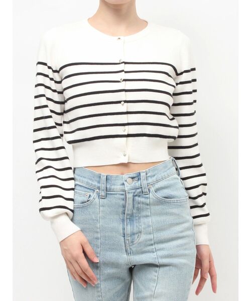 RESEXXY（リゼクシー）の「クルーネックニットカーディガン（カーディガン/ボレロ・レディース・ブラック/アイボリー/ライトグレー/レッド/ピンク・FREE）」の21枚目の写真