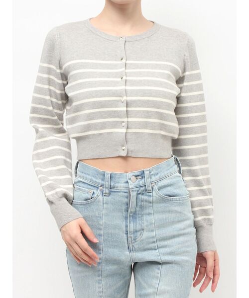 RESEXXY（リゼクシー）の「クルーネックニットカーディガン（カーディガン/ボレロ・レディース・ブラック/アイボリー/ライトグレー/レッド/ピンク・FREE）」の22枚目の写真