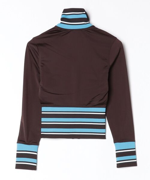 adidas(アディダス)の「ビンテージ TT ハイ ニット リブ トップス / ジャージ / トラックジャケット / アディダスオリジナルス adidas Originals(ジャージ・レディース・ブラウン・SMALL/MEDIUM/LARGE/X-LARGE/XX-LARGE)」の6枚目の写真