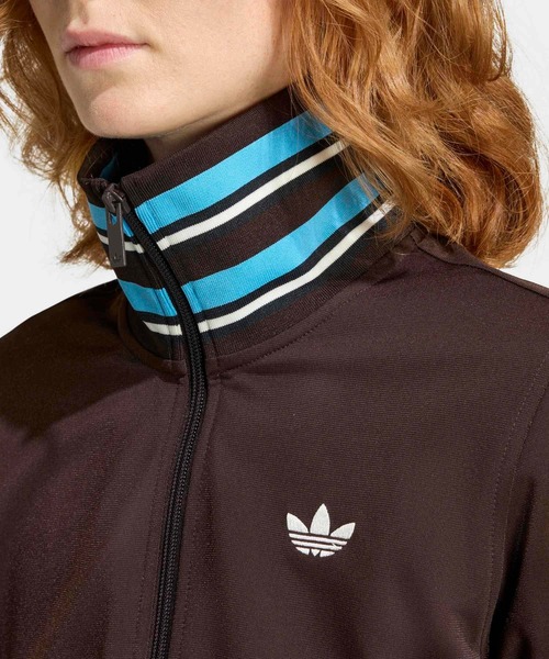 adidas(アディダス)の「ビンテージ TT ハイ ニット リブ トップス / ジャージ / トラックジャケット / アディダスオリジナルス adidas Originals(ジャージ・レディース・ブラウン・SMALL/MEDIUM/LARGE/X-LARGE/XX-LARGE)」の4枚目の写真