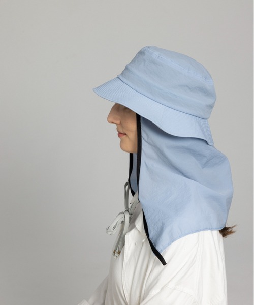 Nine Tailor(ナインテイラー)の「Nine Tailor Cape Hat (N-1624)(ハット・メンズ・ブラック/ベージュ系その他・FREE)」の7枚目の写真