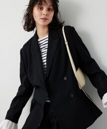 Whim Gazette | リネンライクダブルテーラードジャケット(テーラードジャケット)