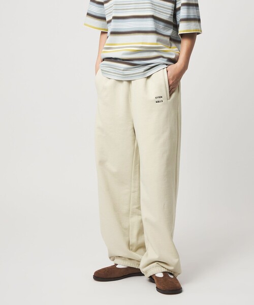 CITEN（シテン）の「＜CITEN＞フレンチミリタリースウェットパンツ（スウェットパンツ・メンズ・ライトグレー/ブラック・M/L）」の4枚目の写真