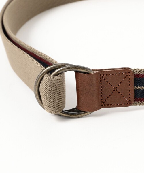 BEAMS BOY（ビームスボーイ）の「【別注】GEVAERT BANDWEVERIJ / 35mm ストライプ ライン ベルト（ベルト・レディース・ナチュラル/ベージュ・ONE SIZE）」の3枚目の写真