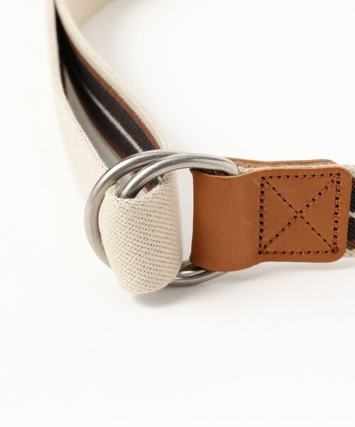 BEAMS BOY（ビームスボーイ）の「【別注】GEVAERT BANDWEVERIJ / 35mm ストライプ ライン ベルト（ベルト・レディース・ナチュラル/ベージュ・ONE SIZE）」の6枚目の写真