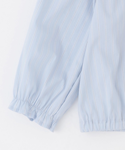 petit main（プティマイン）の「ちびフリルブラウス（シャツ/ブラウス・キッズ・ブルー/オフホワイト/ピンク・110cm/100cm/120cm/130cm/90cm）」の13枚目の写真