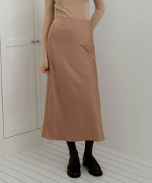 Lautre Powder Satin flare skirt