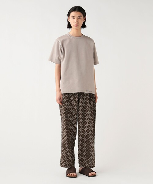 BEAMS HEART(ビームスハート)の「【ユニセックス】ダンボール ステッチ Tシャツ(吸水速乾・毛玉軽減)(Tシャツ/カットソー・メンズ・ベージュ/ホワイト・SMALL/MEDIUM/LARGE)」の6枚目の写真