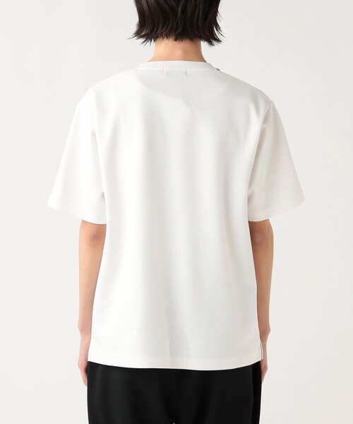 BEAMS HEART(ビームスハート)の「【ユニセックス】ダンボール ステッチ Tシャツ(吸水速乾・毛玉軽減)(Tシャツ/カットソー・メンズ・ベージュ/ホワイト・SMALL/MEDIUM/LARGE)」の11枚目の写真