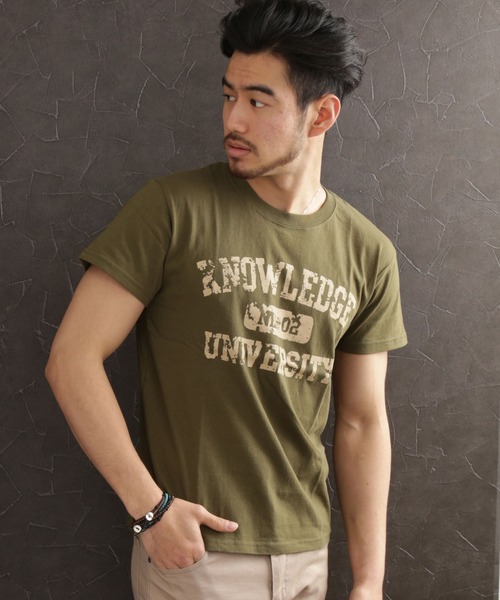 ARCADE(アーケード)の「夏服 アメカジ カレッジプリント リンガー 半袖Tシャツ(Tシャツ/カットソー・メンズ・ブラック系その他7/グレー系その他3/ブルー系その他/オレンジ系その他5/ホワイト系その他/ホワイト系その他3/ブラック系その他4/グリーン系その他7/レッド系その他3/ホワイト系その他2/ホワイト系その他4/ブラック系その他/ブラック系その他3/ブラック系その他5/グレー系その他6/グリーン系その他4/レッド系その他2/ホワイト系その他5/ホワイト系その他6/ホワイト系その他7/ブラック系その他2/ブラウン系その他5/ブルー系その他2/ブルー系その他4/ピンク系その他・M/L/LL)」の17枚目の写真