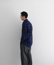 my beautiful landlet（マイビューティフルランドレット）の「my beautiful landlet Sheer check shirt（シャツ/ブラウス）」