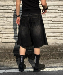 バミューダレイジボーイハーフパンツ_ブラック