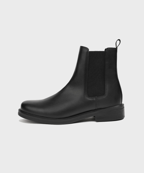 FIRENZE ATELIER（フィレンツェアトリエ）の「[SECOND.A Light] ベーシックラウンドトウチェルシーブーツ SL23 [MATT BLACK]（ブーツ・メンズ・ブラック・24cm/25cm/26cm/27cm/28cm）」の10枚目の写真