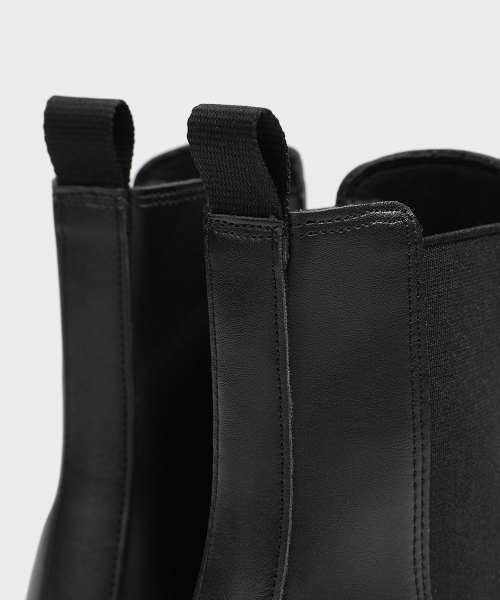 FIRENZE ATELIER（フィレンツェアトリエ）の「[SECOND.A Light] ベーシックラウンドトウチェルシーブーツ SL23 [MATT BLACK]（ブーツ・メンズ・ブラック・24cm/25cm/26cm/27cm/28cm）」の7枚目の写真