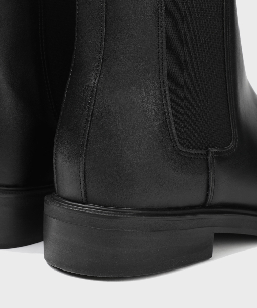 FIRENZE ATELIER（フィレンツェアトリエ）の「[SECOND.A Light] ベーシックラウンドトウチェルシーブーツ SL23 [MATT BLACK]（ブーツ・メンズ・ブラック・24cm/25cm/26cm/27cm/28cm）」の8枚目の写真