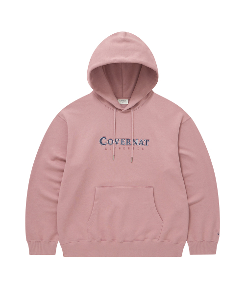 COVERNAT(カバーナット)の「センターロゴフードパーカー ダスティピンク(パーカー・レディース・その他・SMALL/MEDIUM/LARGE/X-LARGE)」の1枚目の写真