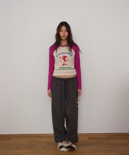 oursaalty(アウアソルティ)の「SAAALTY GIRL RAGLAN T-SHIRTS(Tシャツ/カットソー・レディース・ピンク/ブルー・FREE)」の19枚目の写真