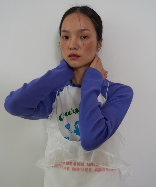 oursaalty(アウアソルティ)の「SAAALTY GIRL RAGLAN T-SHIRTS(Tシャツ/カットソー・レディース・ピンク/ブルー・FREE)」の15枚目の写真