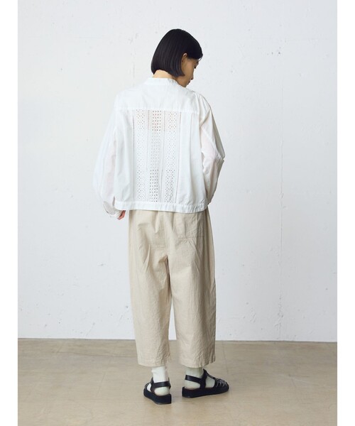 MidiUmi(ミディウミ)の「MidiUmi レースジャケットシャツ(シャツ/ブラウス・レディース・ブラック/ネイビー/オフホワイト・FREE)」の17枚目の写真