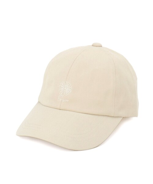 SHOO・LA・RUE（シューラルー）の「フラワー刺繍キャップ（キャップ・レディース・ブラック/ピンク/ライトベージュ・00）」の2枚目の写真