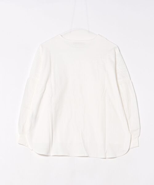 Social GIRL（ソーシャルガール）の「【SL】【it】【Social GIRL】袖レーストップス（Tシャツ/カットソー・レディース・ブラック/オフホワイト・M）」の22枚目の写真