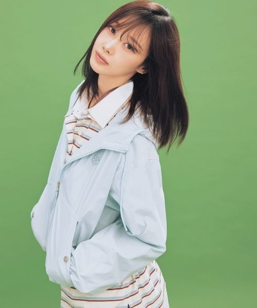 Wacky WiLLy（ワッキーウィリー）の「[GISELLEジゼル着用] WOMEN'S NYLON HOODED WINDBREAKER（ナイロンジャケット・レディース・クリーム/スカイブルー/その他・SMALL/MEDIUM）」の5枚目の写真