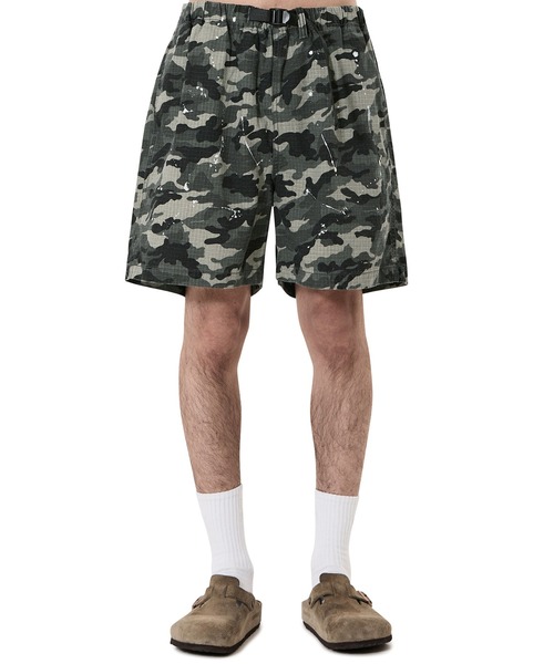 OY(オーワイ)の「『OY/オーワイ』PAINT SPLASH SHORTS/ペイントスプラッシュショートパンツ(その他パンツ・メンズ・カモフラージュ/ブラック・L/M/S)」の9枚目の写真