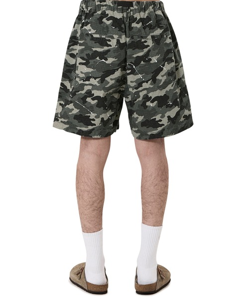 OY(オーワイ)の「『OY/オーワイ』PAINT SPLASH SHORTS/ペイントスプラッシュショートパンツ(その他パンツ・メンズ・カモフラージュ/ブラック・L/M/S)」の11枚目の写真